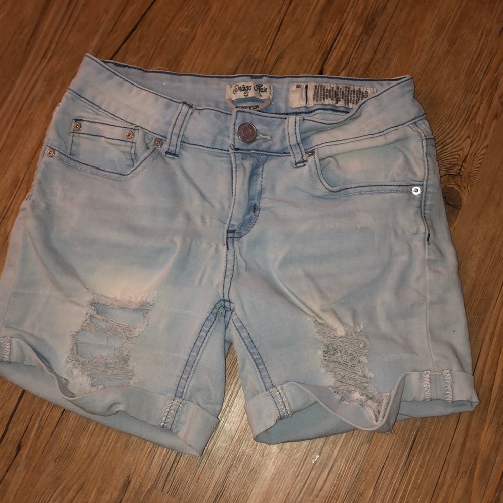 Forever didigo reina ripped shorts